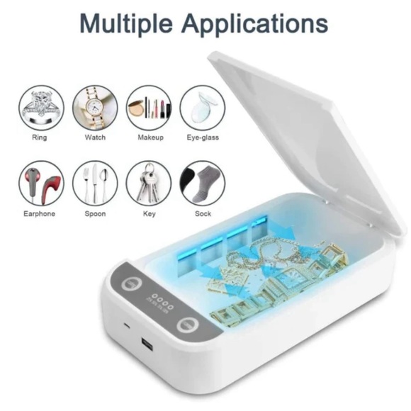 NIB The Clean Phone UV Light Sterilization Box Bacteria Zapping for Phone IPod - Picture 1 of 5